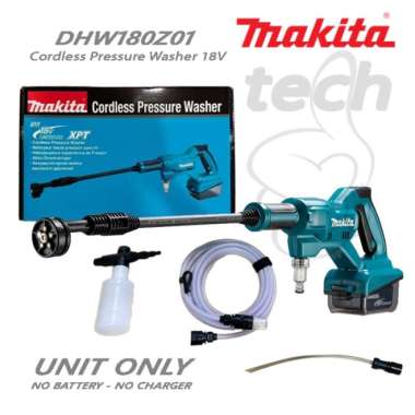 Cordless Pressure Washer Jet Cleaner 18V Makita DHW180Z - Unit Only