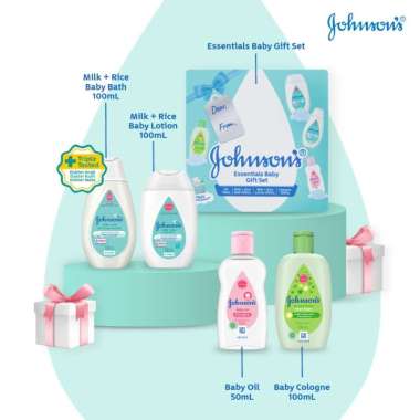 Johnson's Essentials Gift Set | Paket Hadiah Bayi