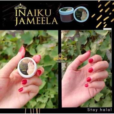 Inaiku Jameela Kutek Halal Maroon Merah