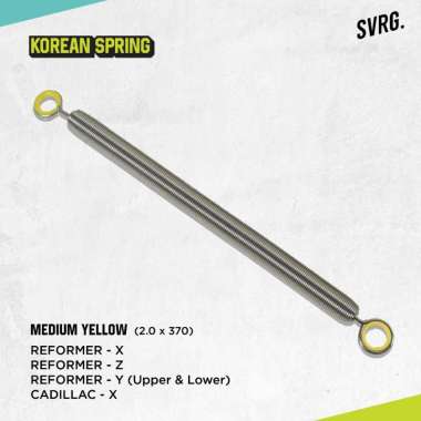 Korean Spring Reformer Cadillac Pilates - SVRG - Springs Wunda - Resistance Band 7