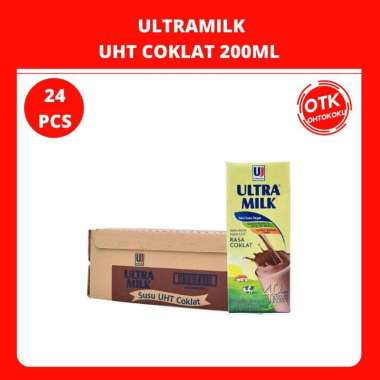 SUSU UHT ULTRA MILK 200 ml - 1 Dus Coklat