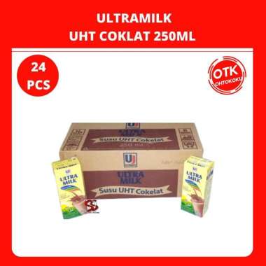 SUSU UHT ULTRA MILK 250 ml - 1 Dus Coklat