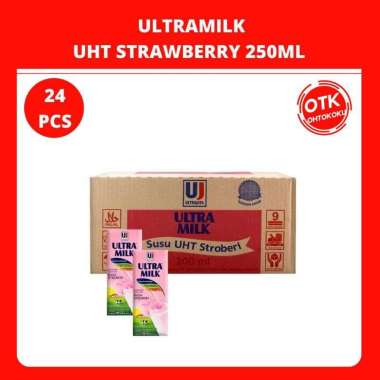 SUSU UHT ULTRA MILK 250 ml - 1 Dus Strawberry