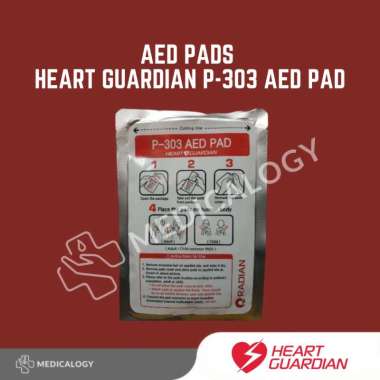 AED PADS HEART GUARDIAN P-303 AED PAD