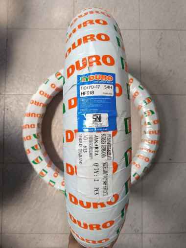 ( HF918 ) BAN LUAR DURO 110 / 70 - 17 Ban Motor Sport TUBELESS FREE PENTIL BARU