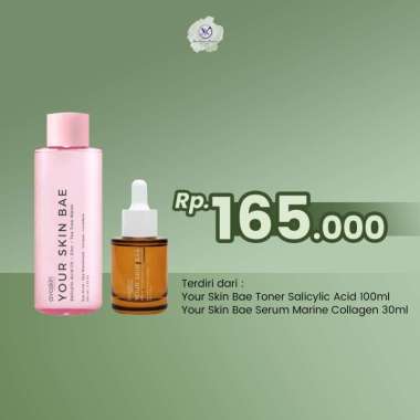 Bundling Avoskin Toner Salicylic Acid 100ml + Serum Marine Collagen 30ml