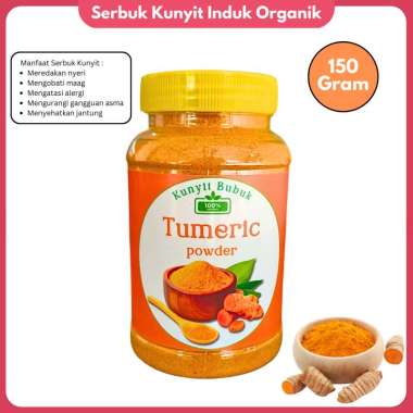 Serbuk Kunyit Induk Organik Bubuk Kunyit 150Gram