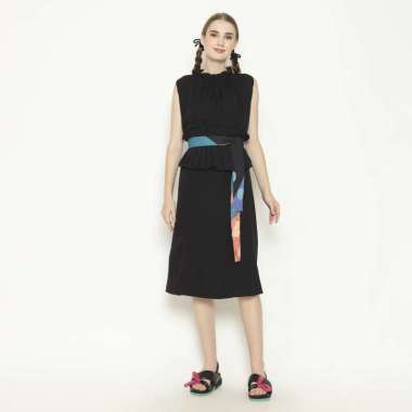 Nona Rona Juliet Dress Black Dress + Obi Salira Black
