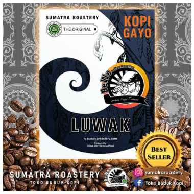 KOPI LUWAK KEMASAN 1 KG | SUMATRA ROASTERY | KOPI GAYO | BEWE COFFEE BIJI