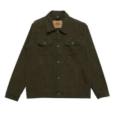 JAKET PRIA - ETERNALWORKS NAKA GREEN TRUCKER JACKET - JAKET TRUCKER M