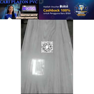 Plafon pvc 4 meter | plafon pvc perlembar 6 M X 20 CM ( 1 L ) 7