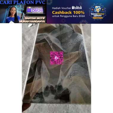 Plafon pvc 4 meter | plafon pvc perlembar 6 M X 20 CM ( 1 L ) 8
