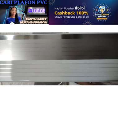 Plafon pvc 4 meter | plafon pvc perlembar 6 M X 20 CM ( 1 L ) 13