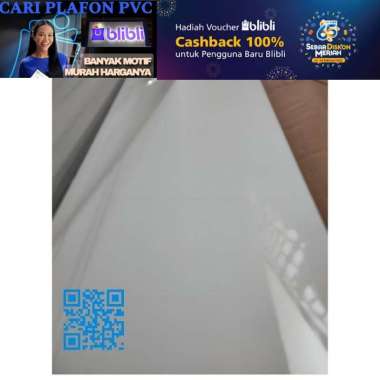 Plafon pvc 4 meter | plafon pvc perlembar 6 M X 20 CM ( 1 L ) 16