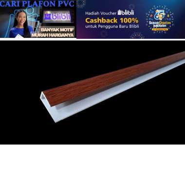 list plafon pvc ( Dof laminate ) LIS TUTUP LAMINATE