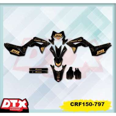 decal crf150 full body decal crf150 decal crf150 supermoto stiker motor crf150 stiker motor keren st