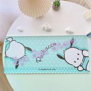 Alas Meja Panjang Desk Mouse Pad Mat Deskmat DOT Kuromi My Melody Hello Kitty Cinnamoroll Pochacco P