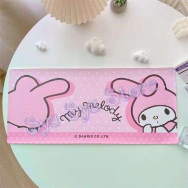 Alas Meja Panjang Desk Mouse Pad Mat Deskmat DOT Kuromi My Melody Hello Kitty Cinnamoroll Pochacco M