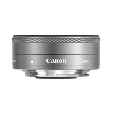LENSA CANON 22MM F2 STM / LENSA MIRROLES CANON EF-M 22MM F/2 STM LENSA PANCAKE (OPEN BOX) Multivaria