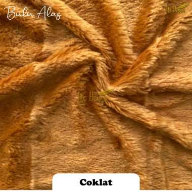 Bulu Alas Untuk Foto Background Taplak Meja Kain Rasfur Kain Bulu Coklat