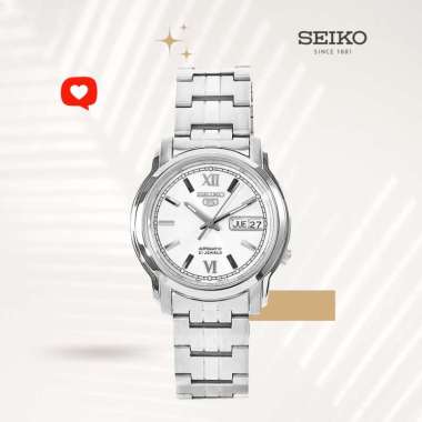 Seiko 5 Sports Automatic White Dial SNKK77K1 Stainless Steel Men's Watch