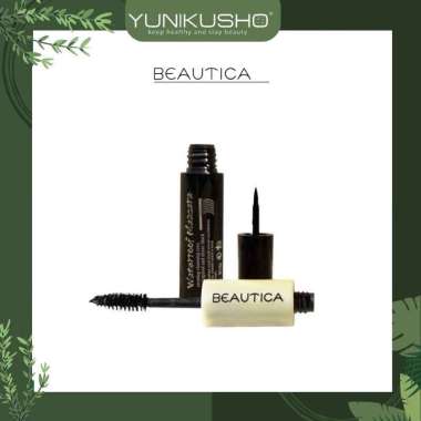 BEAUTICA 2 in 1 Mascara and Eyeliner - Mascara Bulu Mata Eyeliner