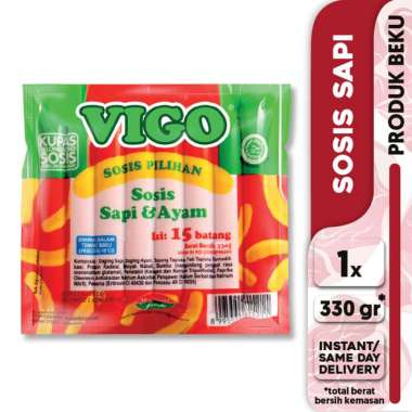 VIGO Sosis Daging Sapi 15pcs