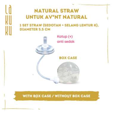 Tambahan Sedotan Straw Cup pengganti dot Botol Susu Baby Wide Classic Natural Training Cup untuk ber