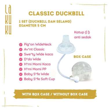 Tambahan Sedotan Straw Cup pengganti dot Botol Susu Baby Wide Classic Natural Training Cup untuk ber