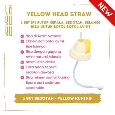 Tambahan Sedotan Straw Cup pengganti dot Botol Susu Baby Wide Classic Natural Training Cup untuk ber