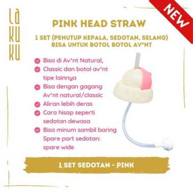 Tambahan Sedotan Straw Cup pengganti dot Botol Susu Baby Wide Classic Natural Training Cup untuk ber