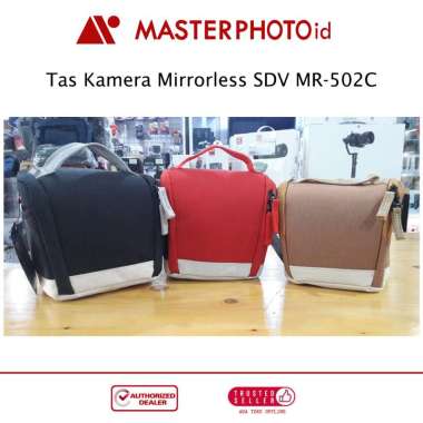 Tas Kamera Mirrorless SDV MR-502C kanvas Merah