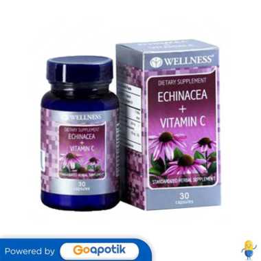 WELLNESS ECHINACEA + VIT C BOX 30 KAPSUL