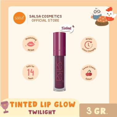 SALSA Lip Glow Serum - Moisturizing Serum Bibir Twilight Tinted