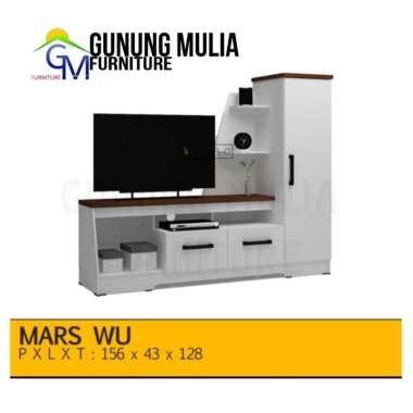 Buffet TV / Rak Meja TV Mewah Minimalis Type Mars Wu