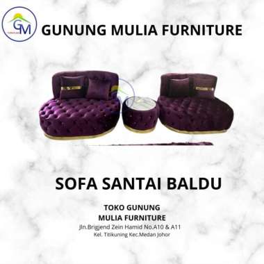 Sofa Santai Unik Baldu/Sofa Unik