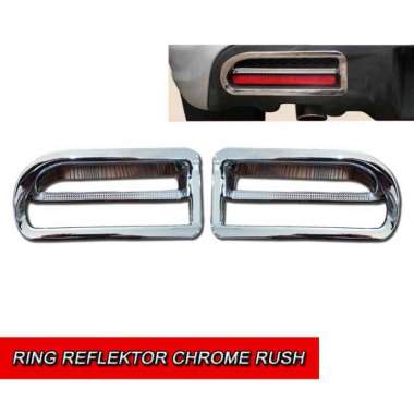 RING REFLECTOR / GARNIS LAMPU REFLEKTOR TOYOTA RUSH 2016 ICON CHROME
