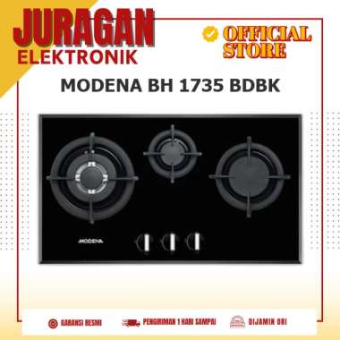 MODENA BH 1735 BDBK KOMPOR GAS TANAM 3 TUNGKU 70 CM