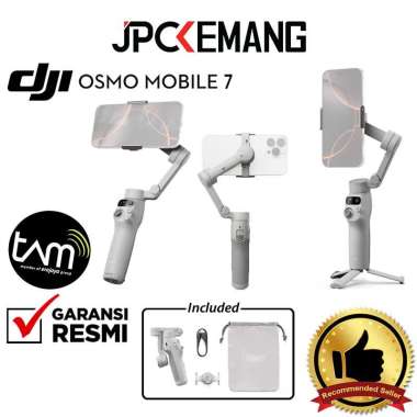 JPC KEMANG DJI Osmo Mobile 7 Basic / 7P Pro Gimbal Stabilizer Smartphone HP DJI OM 7 OM7 GARANSI RES