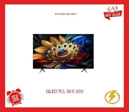 SMART GOOGLE DIGITAL LED TV TCL 50 INCH FREE BRACKET - 50 C 655