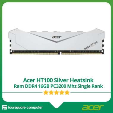 ACER HT 100 Silver Heatsink DDR4 16GB PC3200 Mhz Single Rank Ram Longdimm Memory PC