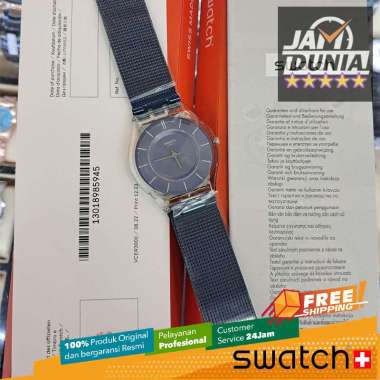 JAM TANGAN SWATCH - JAM SWATCH ORIGINAL SSO8K120M SWATCH SSO8K 120M SKIN JAM TANGAN WANITA JAM WANIT