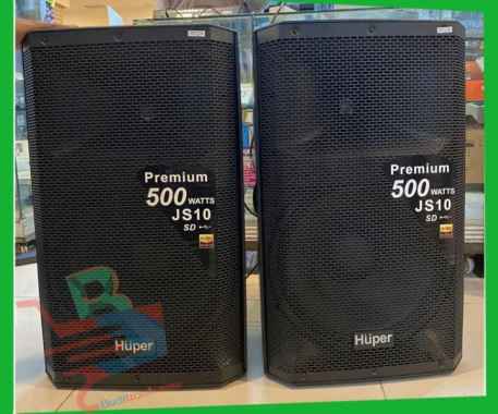 PAKET SOUND SYSTEM SPEAKER AKTIF HUPER JS 10 + MIXER ASHLEY - HUPER JS10 SAJA HUPER JS10 SAJA