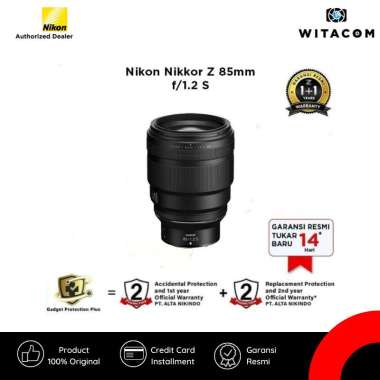 WITACOM - Nikon Z 85mm / Z85mm f/1.2 S - Garansi Resmi