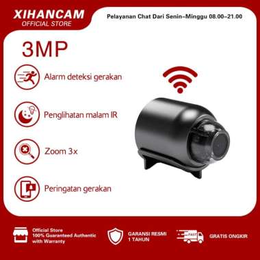 TECNO XIHANCAM CCTV Mini Wifi 1080P Spy Kamera Mini CCTV Kecil Tersembunyi Tanpa Kabel Spy Cam Bater