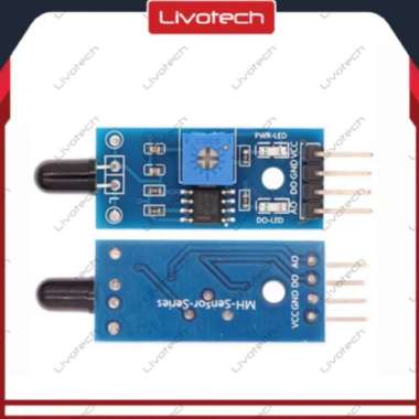 IR Infrared Flame Detection 4 Wire Modul Sensor Kebakar