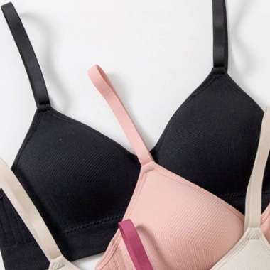 Young Curves Bra Vest Lovely Cotton Rib Vest C02-100175 L Black