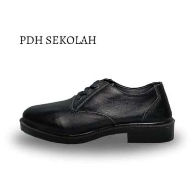 Sepatu PDH TP kulit asli sol karet vulkanis tni polri sekuriti - 39 ukuran sepatu-45