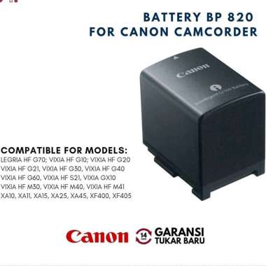 BATTERY CANON BP820 | BATERAI CANON BP 820 | 1780mAh