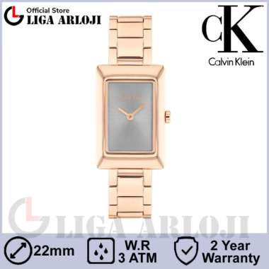 CALVIN KLEIN 25200394 Jam Tangan Wanita Analog Stainless Steel Original CK